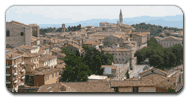 Una veduta della città di Perugia
